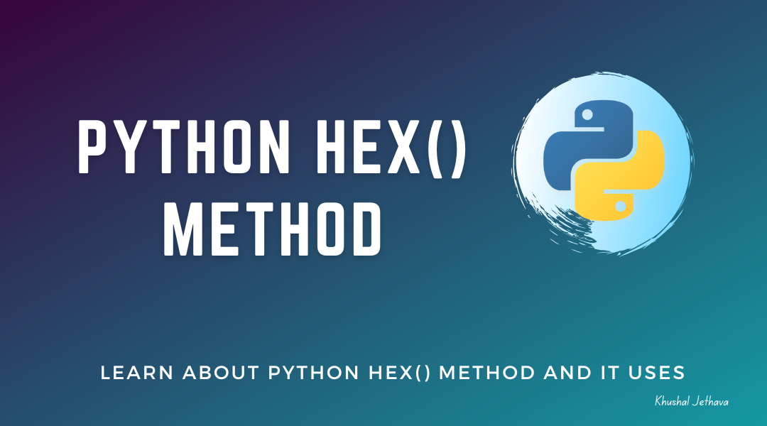 Python hex() Method